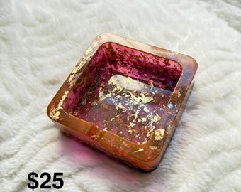 resin ash tray/jewelry tray