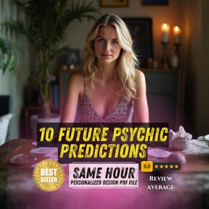 10 Future Psychic Predictions: Personalized Reading, Love & Career (PDF Report)