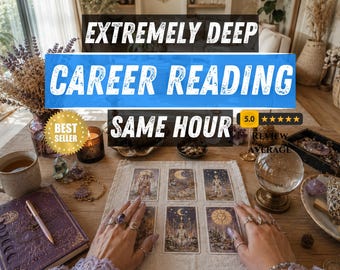 Extra Detailed Career Reading, Same Hour Tarot Reading, Psychic Reading About Your Career, Job & Money Reading, Spiritual Career Advices