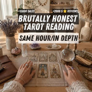 Brutale Tarot-Lesung, schonungslos ehrlich, ohne Beschönigung, Hellseherische Beratung innerhalb einer Stunde, Liebes- und Medium-Lesung
