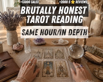 Brutal Tarot Reading, Brutally Honest, No Sugar Coating, Same Hour Psychic, Love,  Medium Reading