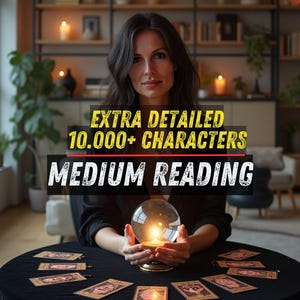 Same Hour Psychic Medium Reading: Detailed Spiritual Guidance, 3 Questions (PDF Reading)