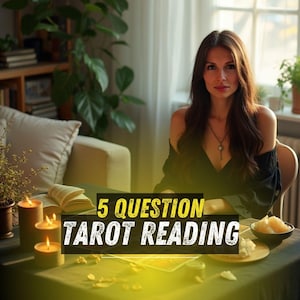 5 pytań Tarota, Dokładne czytanie Tarota, Czytanie psychiczne, Czytanie miłosne, Czytanie tego samego dnia, Porady duchowe psychiczne