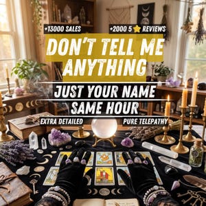 Blind Psychic Reading, Just Your Name, No Questions Asked, Real Telepathy, Same Accurate, Deep Intuitive Insights, Spirit Guide Messages