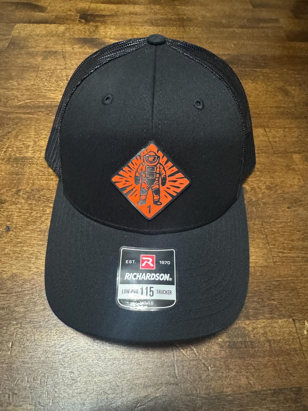 BT Frag Trucker Hat - 115 Low Pro - Orange on Black - Etsy