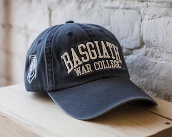 Basgiath War College Embroidered Washed Hat | Fourth Wing Embroidered Hat| Fourth Wing Dragon Rider Cap | Xaden Riorson Romantasy Bookish