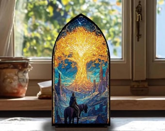 Portavelas atrapasol Erdtree Elden Ring - Decoración gótica de Dark Souls - Merchandising de hoguera, regalo de videojuegos para papá