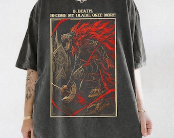 Maliketh The Black Blade Shirt, Maliketh Black Blade T-Shirt Oversized, Gothic Elden Ring Fan Shirt, Elden Ring Shirt, Maliketh, Dark Souls