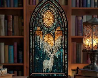 Rincón de libros de la biblioteca del Trono de Cristal, decoración de estantería de fantasía de Aelin, candelabro literario, regalo de rincón de libros para amantes de la lectura