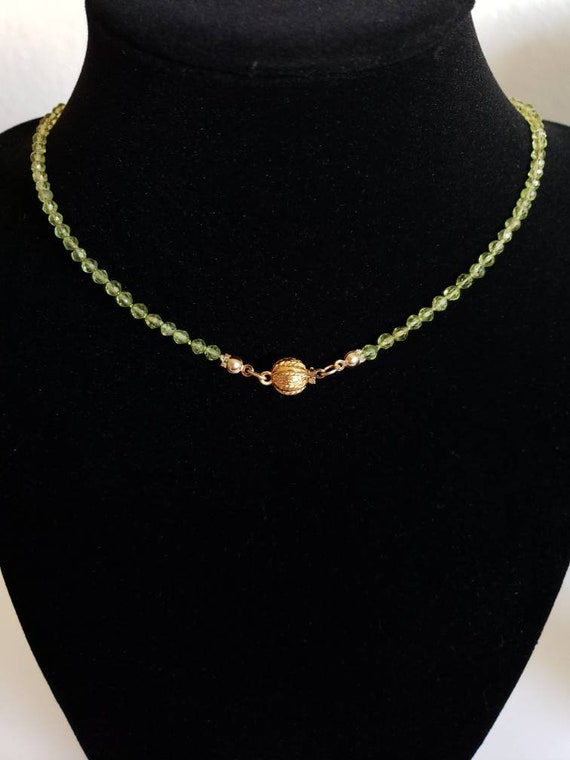 peridot choker