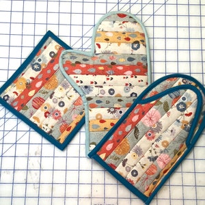 Quilted Oven Mitts Pattern Two Styles of Quilted Oven Mitts Plus ...