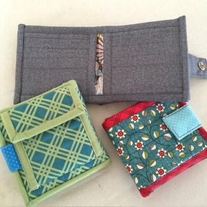 Quilted Wallet Pattern Single Fold Wallet With (Instant Download) - Etsy