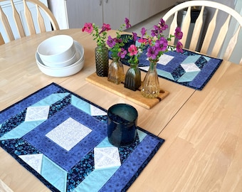 Quilted Placemat Pattern: Diamond Dimensions, set of 4 (Mailed Paper Pattern) Tulip Square No. 643