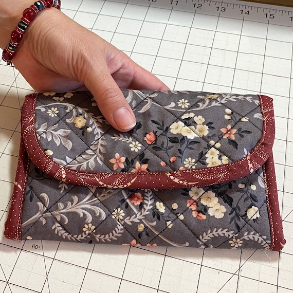 Quilted Wallet Pattern Quilted Clutch Style Wallet PDF Download Full How to Video on Youtube 562 Etsy Canada