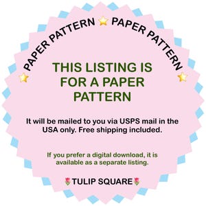 Quilted Table Runner Pattern - Patchwork Picnic Table Runner - Mailed Paper Pattern by Tulip Square #650 画像 11