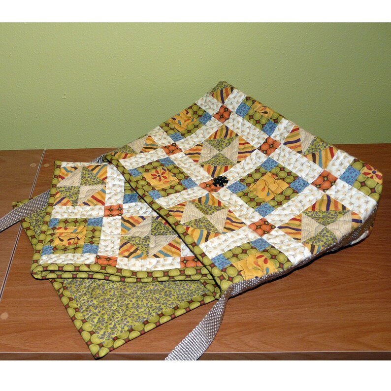 Quilted Messenger Bag with Removable iPad Sleeve Pattern no. Etsy