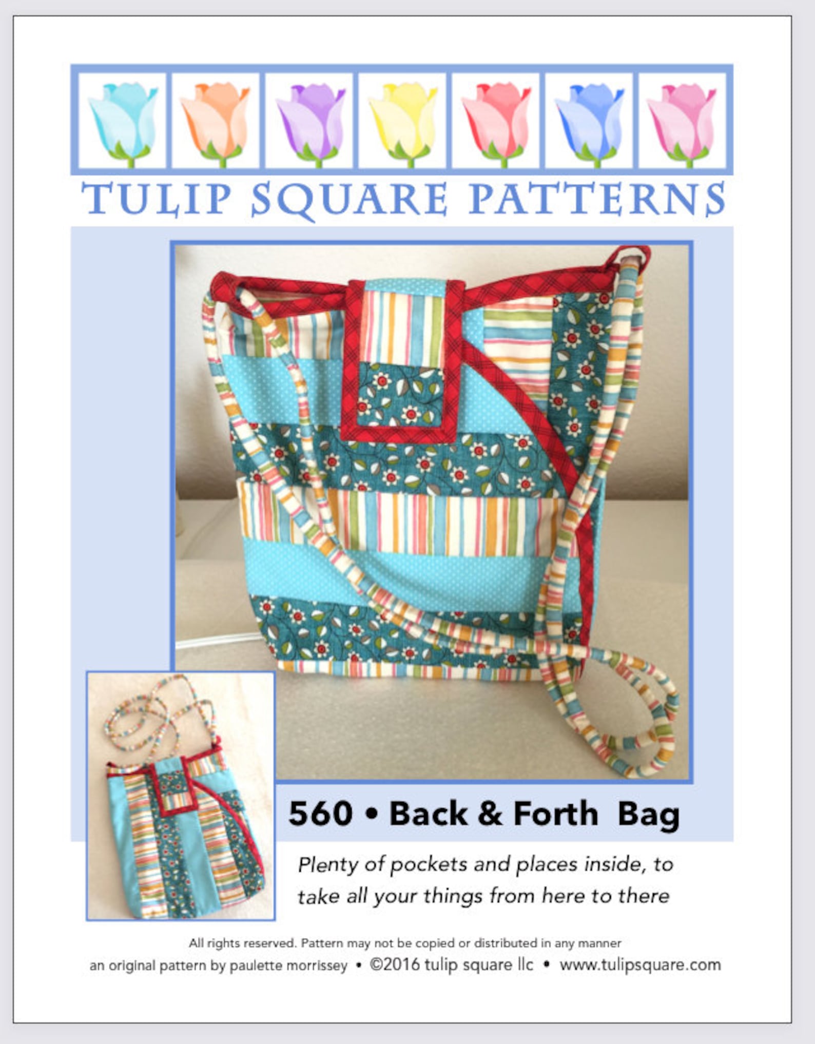 Quilted Purse Pattern Back and Forth Bag for Everyday PDF Etsy