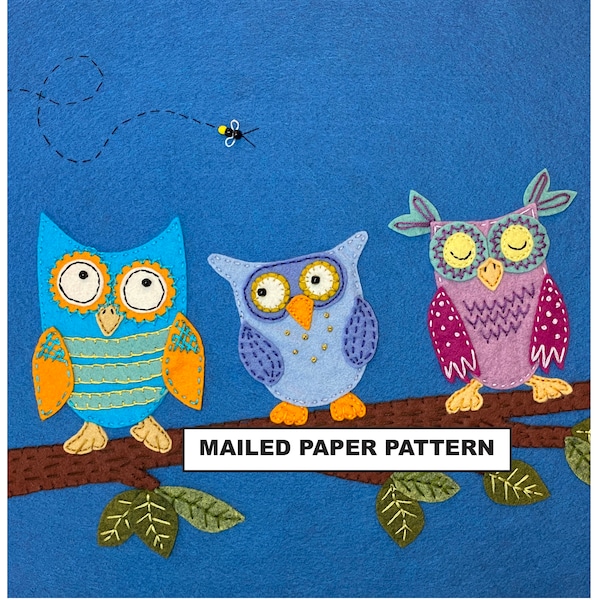Felt Owl Pattern - Etsy