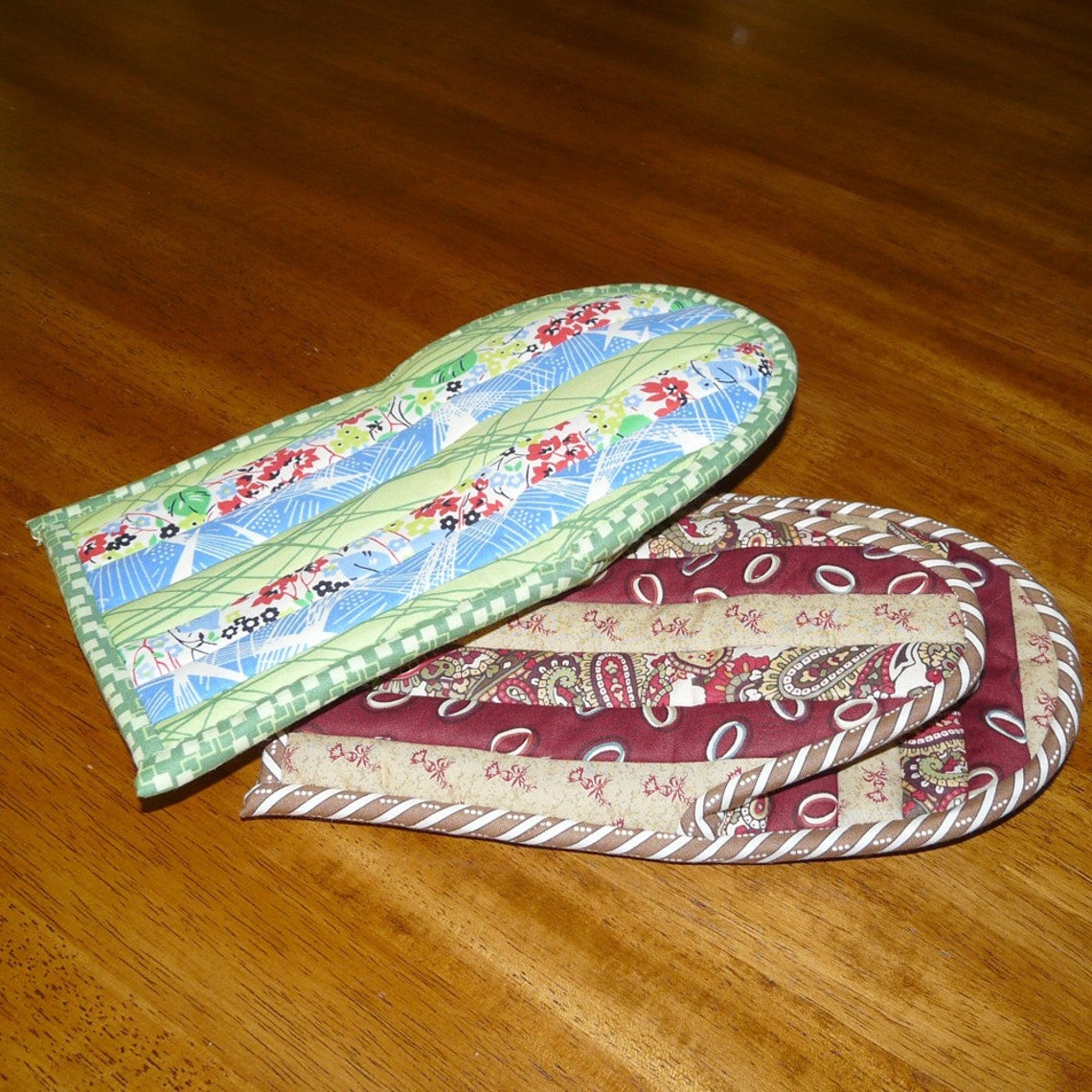 Quilted Oven Mitts and Potholders Pattern no. 506 Etsy