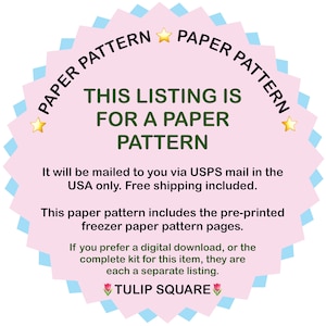 Peppermint Pinwheels Quilted Table Runner Tulip Square Pattern 566 Mailed Paper Pattern image 3