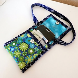 Patron de coque de portable matelassée - Sac fourre-tout pour smartphone en deux tailles - Téléchargement PDF - #529