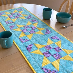 Table Runner Pattern - #595 X Marks the Spot - Quilted Table Runner Pattern - PDF Download #595