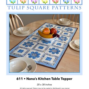 Pattern Bundle - Quilted Table Toppers - Applique Table Topper Patterns ...