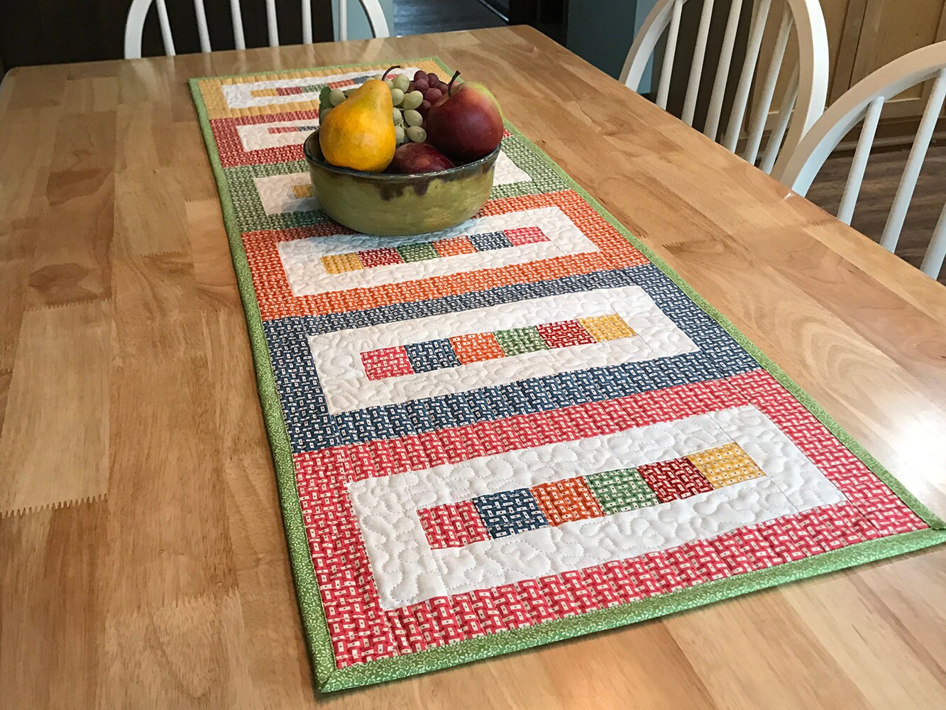 Digital Download Starburst Table Runner Pattern Instant Table Runner
