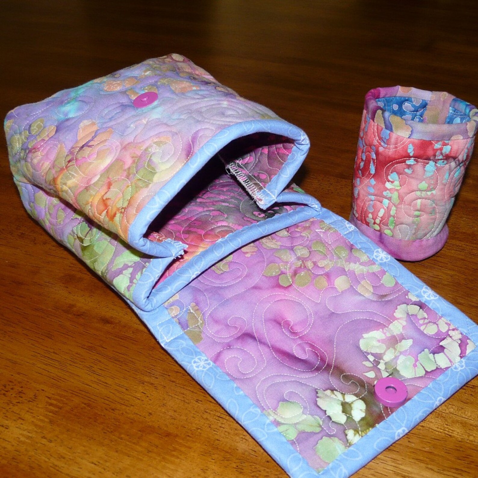 Quilted Lunch Bag and Beverage Cozy Pattern no. 508 Etsy