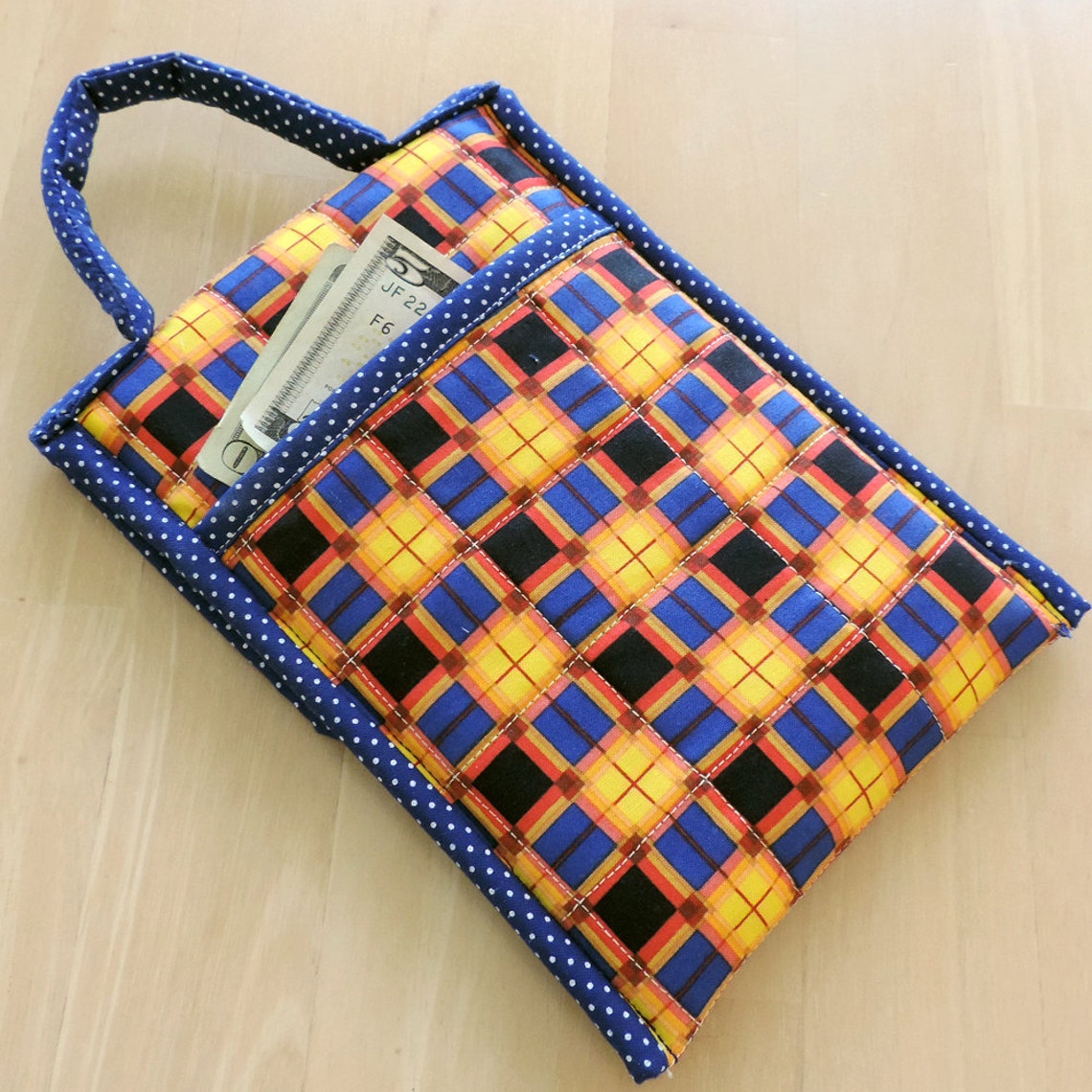 Quilted Tote Pattern Quilted Vertical Tote for 7 Inch Etsy