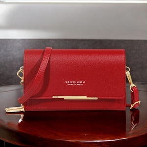 Damen Geldbörse & Umhängetasche im koreanischen Stil - Große Kapazität, Multi-Kartenhalter, Handy-Geldbörse, lässige Modehandtasche.