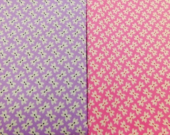 LOL by Me & My Sister Designs for Moda Fabrics Pattern #22237.  In Purple or Pink Bow Designs - By the Yard