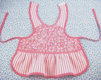 American Girl Gardening Canning Doll Clothes Apron for 18 inch Dolls Antique Rose Hats