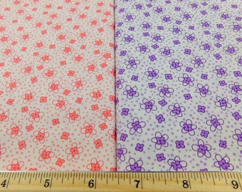 Kimberly's Garden Collection by Fresh Water Designs by EE Schenck Co. In Purple or Pink Floral - By the Yard