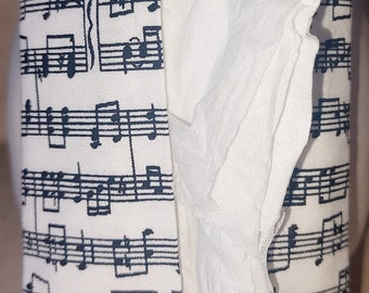 Tissue Holder for Purse - Music Notes