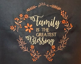 Thanksgiving Apron - Family is the Greatest Blessing