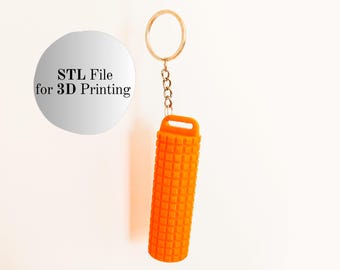 Secret Compartment Knurled Container 3D Printer File STL