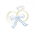 Wedding Rings Monogram Herrington Design Embroidery Machine Design Instant Download PES BX All Formats