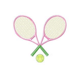 Tennismonogram Original Herrington-design Broderimaskindesign Direktnedladdning PES BX Alla format