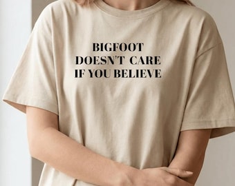 Camiseta divertida de Pie Grande: ropa humorística de Pie Grande, regalo de Críptidos