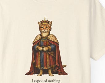 Funny Medieval Cat Shirt: Sarcastic Meme, Comfort Colors Tee
