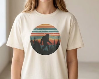 Bigfoot T-Shirt Sasquatch forest Comfort Colors Shirt