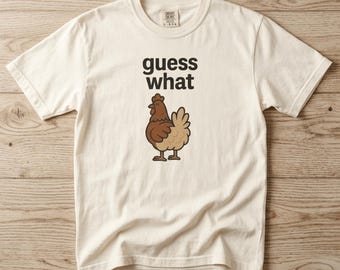Funny Chicken Butt Graphic Tee, Unisex T-Shirt Dad Joke