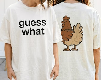Funny Chicken Butt Graphic Tee, Sarcastic Unisex T-Shirt