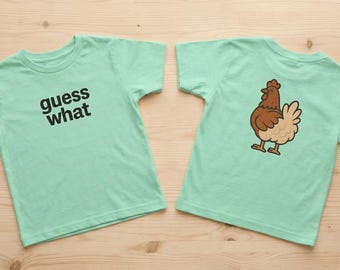 Camiseta divertida con estampado de trasero de pollo, ilustración juvenil, camiseta de animales de granja descarada