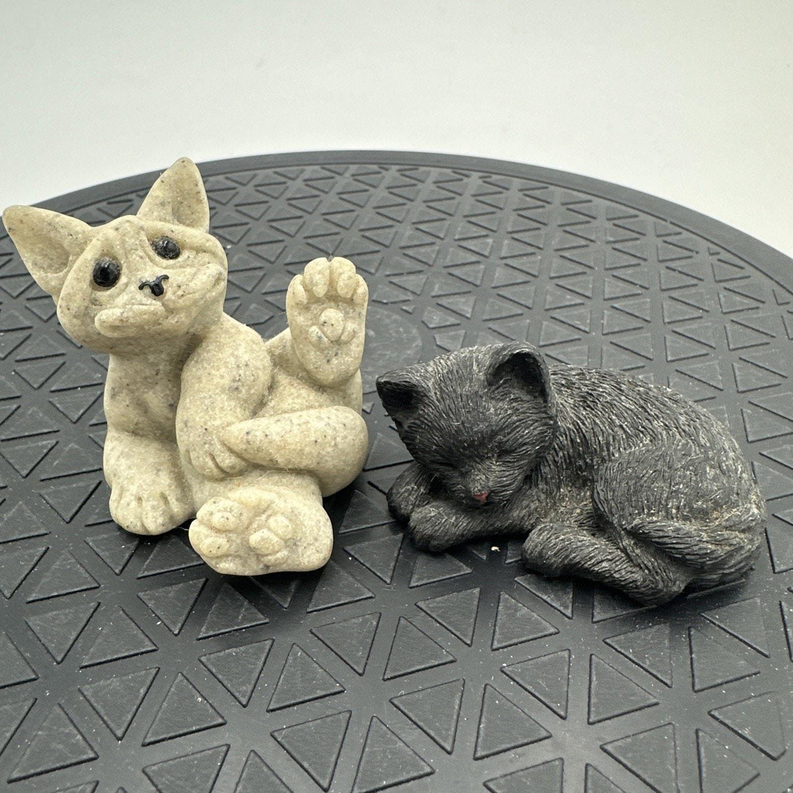 SANDICAST　CAT　SILV　猫　置物 Sandicast Cat - Etsy