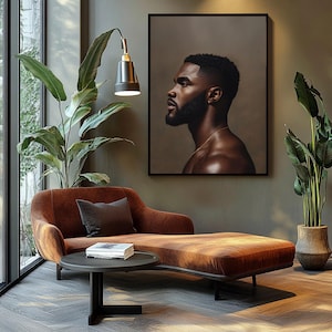 Black Art Black Man Art Black Man Portrait Art Black Woman Art Prints African American Art Black Art Black Boy Joy Art Masculine Wall Art