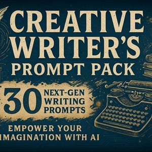 Creative Writer’s Prompt Pack – 30 Prompts + Quick Guide
