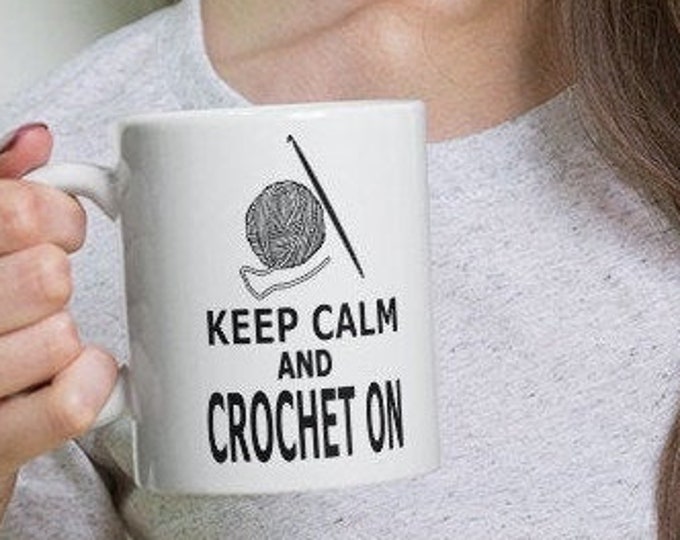 Gift for Crocheter - Funny Crochet Mug - I Love Crochet Mug - Crocheter Sayings