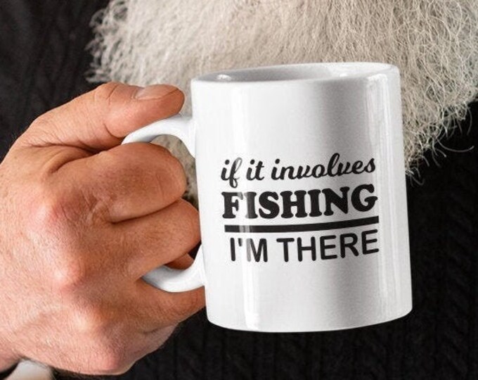 Fisherman Gift - Fishing Lover Gift - Outdoor Lover Gift - Gift for Him - Outdoor Sports Gift - Funny Fisherman Mug - Housewarming Gift